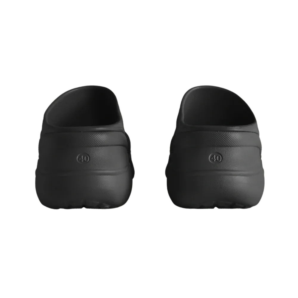 Balenciaga Pool Crocs Slide Sandal In Black