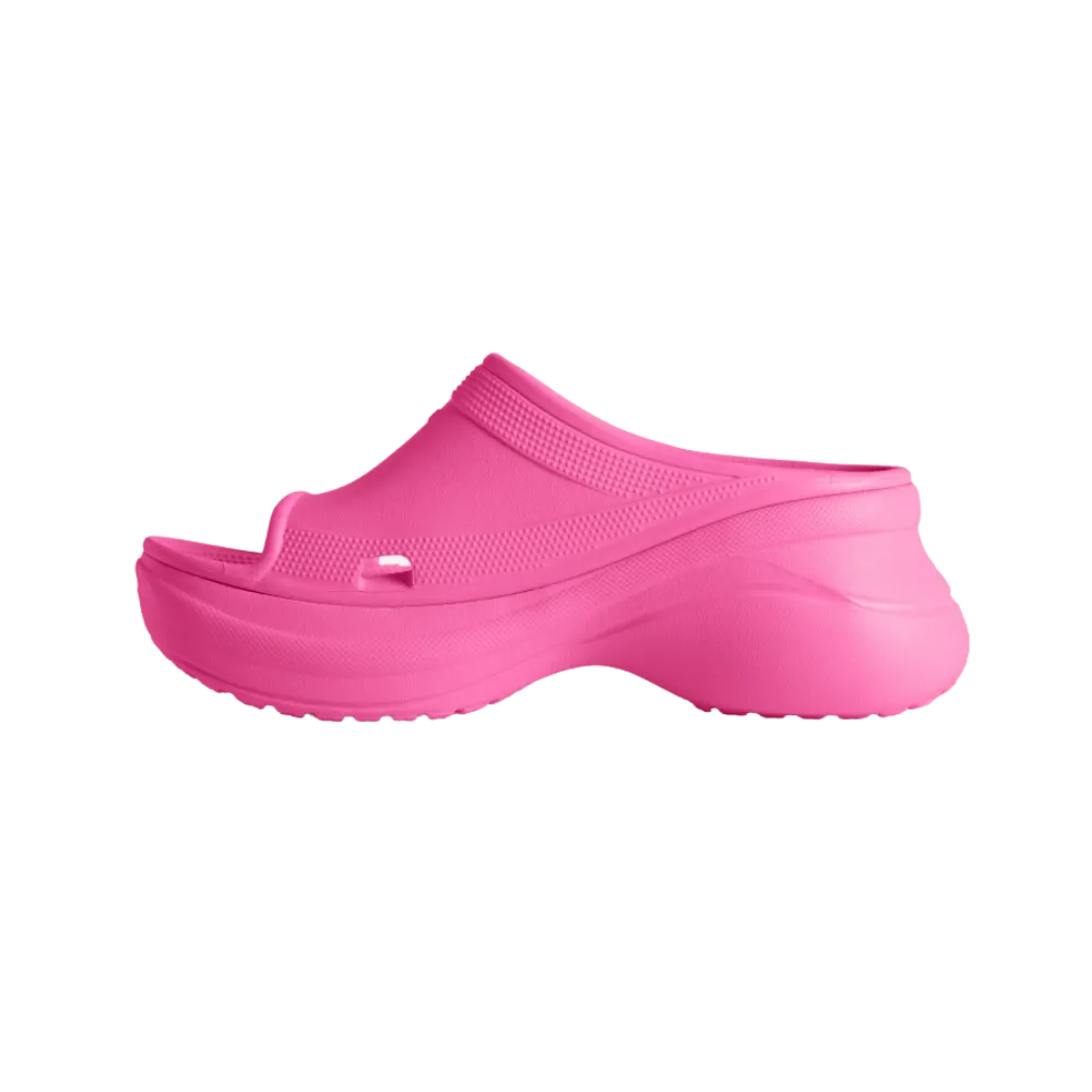 Balenciaga Pool Crocs Slide Sandal In Pink