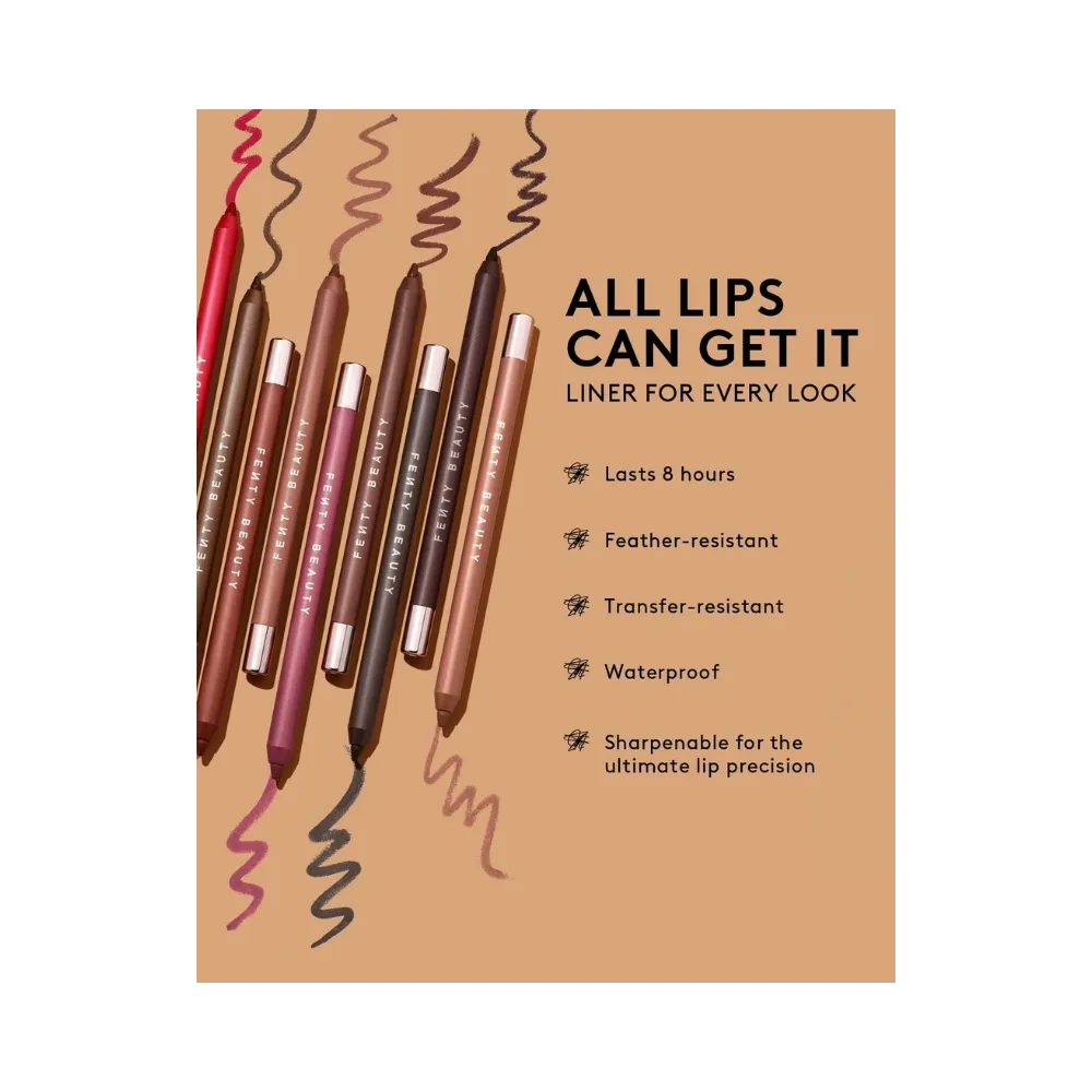 Fenty Trace'd Out Longwear Waterproof Pencil Lip Liner
