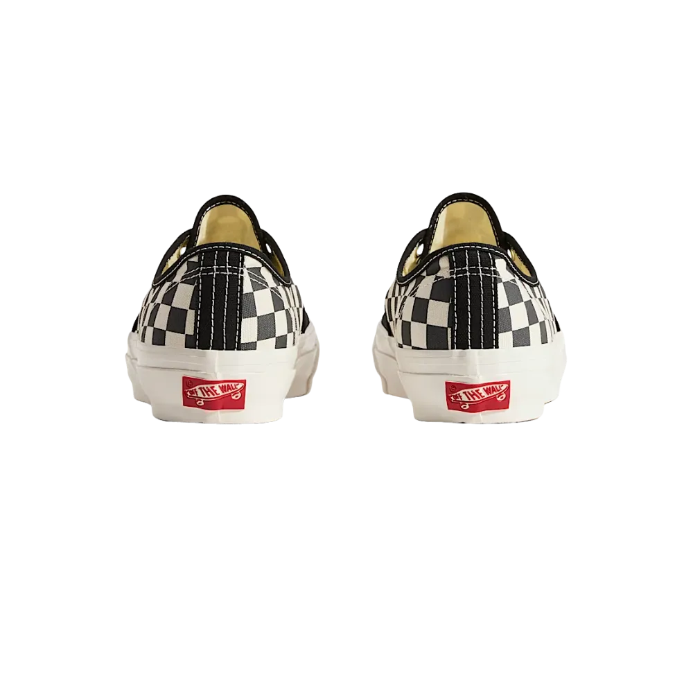 Vans Premium Authentic Checkerboard Shoe Asphalt Grey