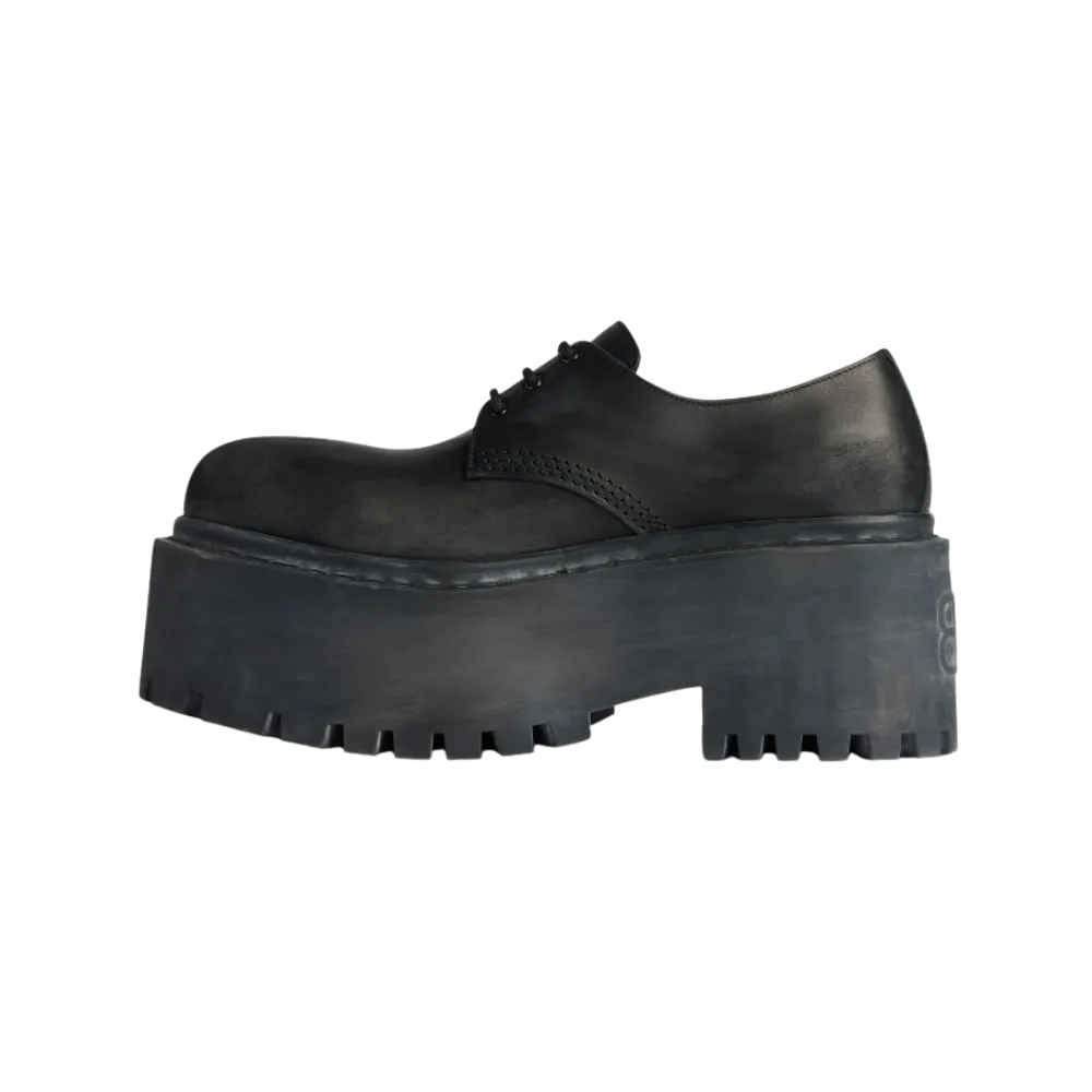 Balenciaga Strike Platform Derby In Black