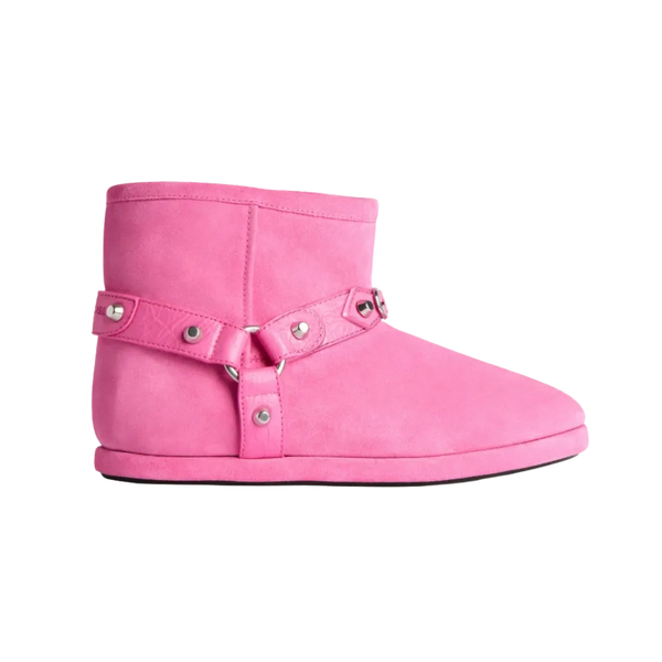 Balenciaga Alaska Soft Bootie In Dark Pink