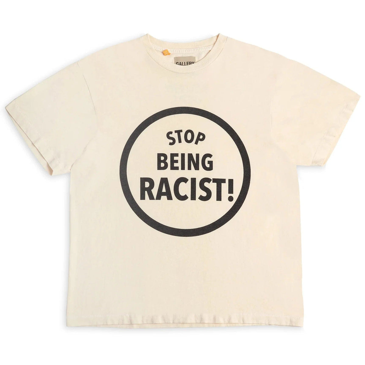 Gallery Dept Gallery Dept Gallert Dept. Stop Being Racist Tee 'cream'