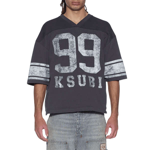 Ksubi Ksubi Halftime Ss Duke Jersey Charcoal