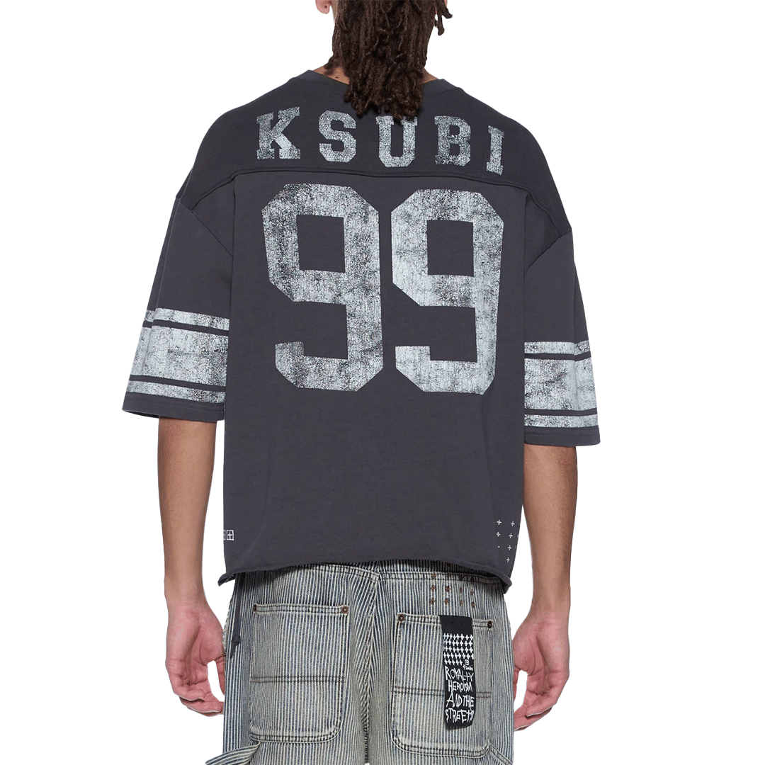 Ksubi Ksubi Halftime Ss Duke Jersey Charcoal