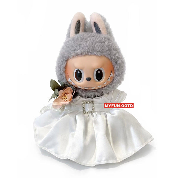 Labubu Labubu Outfit - Wedding Dress + Flower