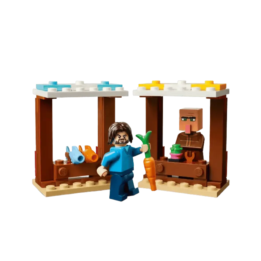 Lego Minecraft The Ghast Balloon Village Attack