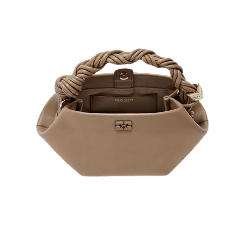 Ganni Mini Bou Bag in Brown