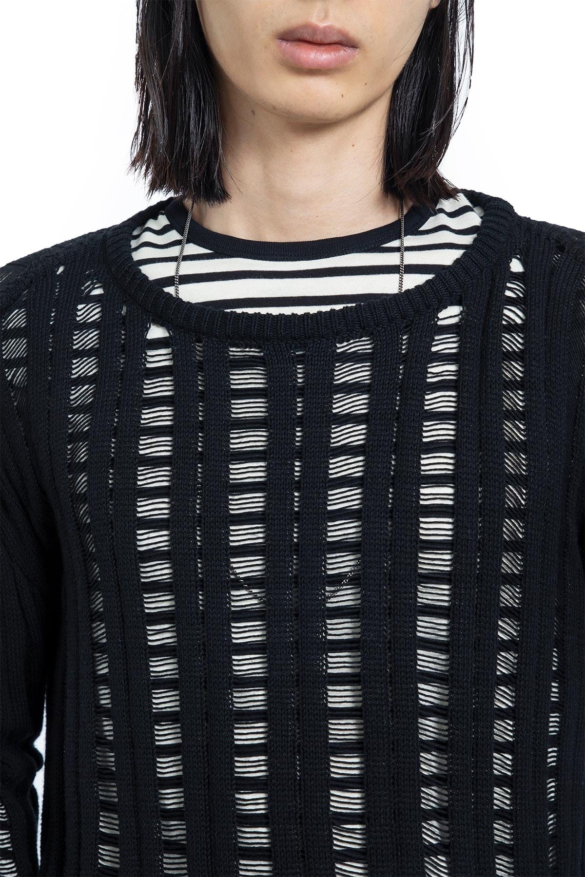 Ann Demeulemeester Ann Demeulemeester Danial Ladder Stitch Sweater