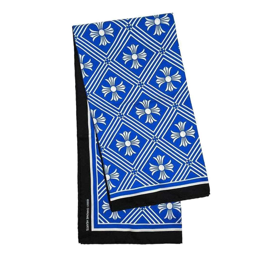 Chrome Hearts Chrome Hearts Crosses Silk Scarf