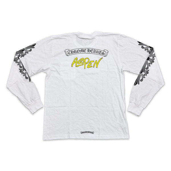 Chrome Hearts Chrome Hearts Aspen Matty Boy Exclusive Long Sleeve T-Shirt White