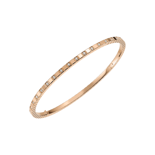 Chopard Chopard 18k Rose Gold Ice Cube Bangle Bracelet - 857702-5009