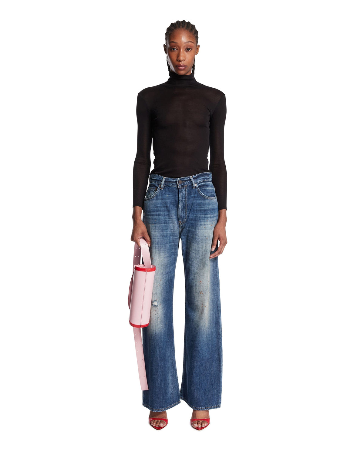 Acne Studios Acne Studios Jeans In Cotone Blu