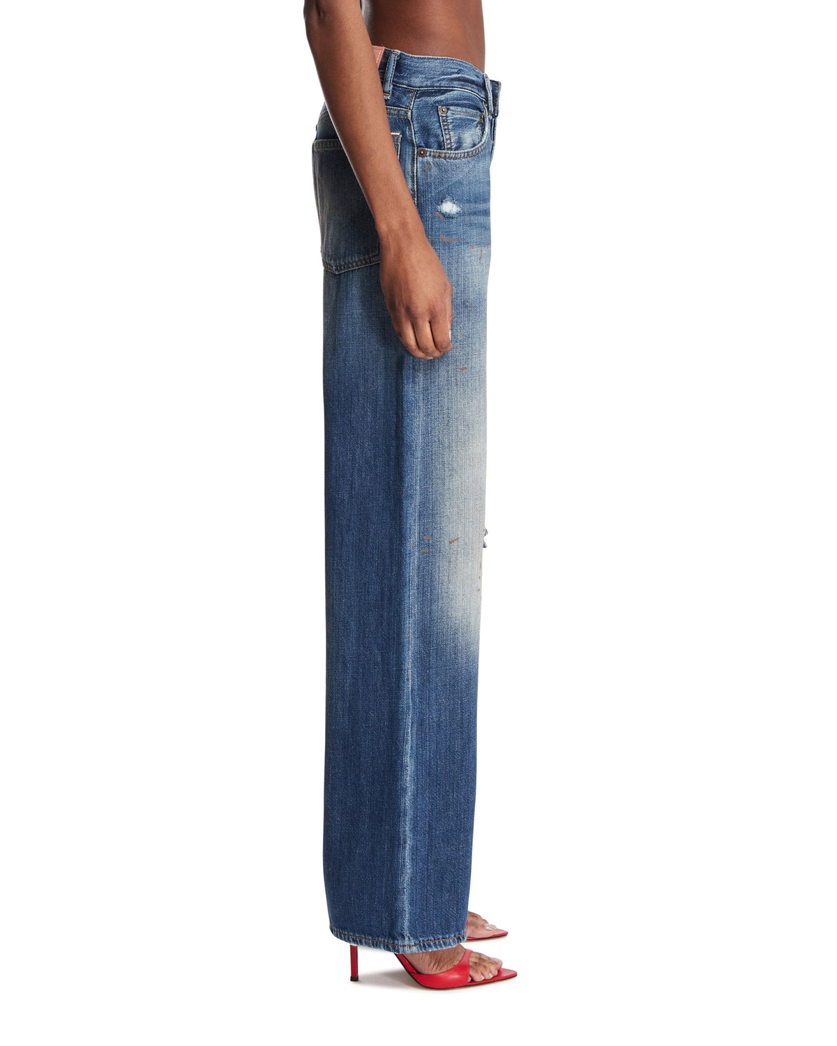 Acne Studios Acne Studios Jeans In Cotone Blu