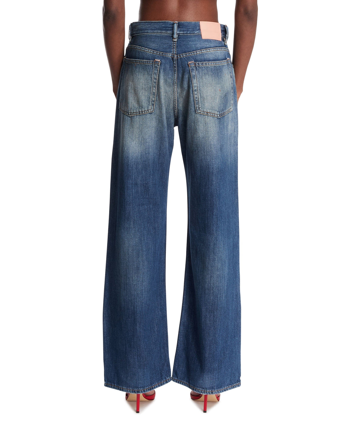 Acne Studios Acne Studios Jeans In Cotone Blu