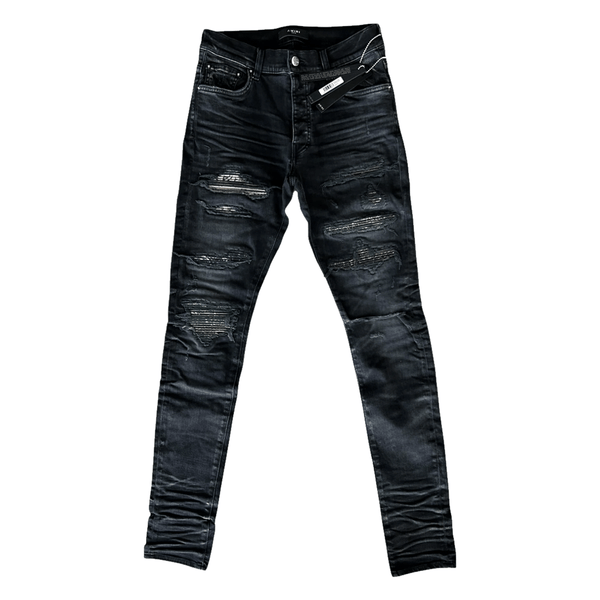 Amiri Amiri Bandana Camo Thrasher Jeans Faded Black