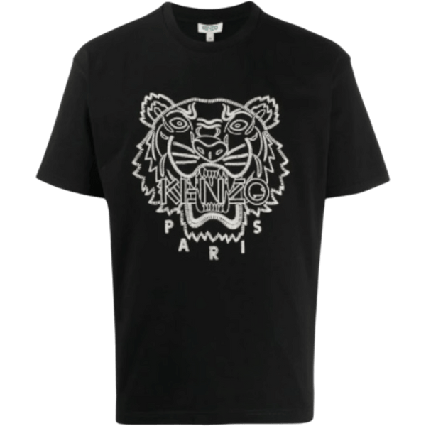 Kenzo Kenzo Capsule Expedition Tiger Embroidered T-Shirt 'black'