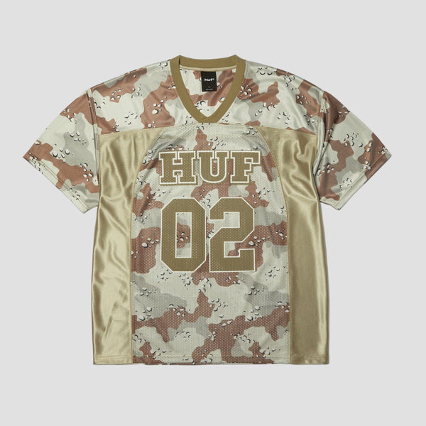 Huf Huf Camo Football Jersey Brown