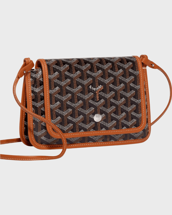 Goyard Goyard Plumet Pocket Wallet Black / Tan