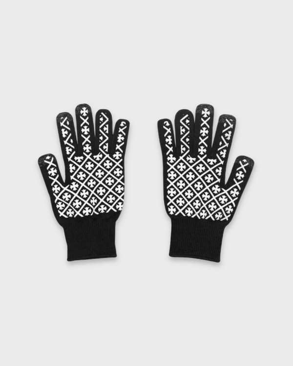 Chrome Hearts Chrome Hearts Checkmate Work Gloves Black