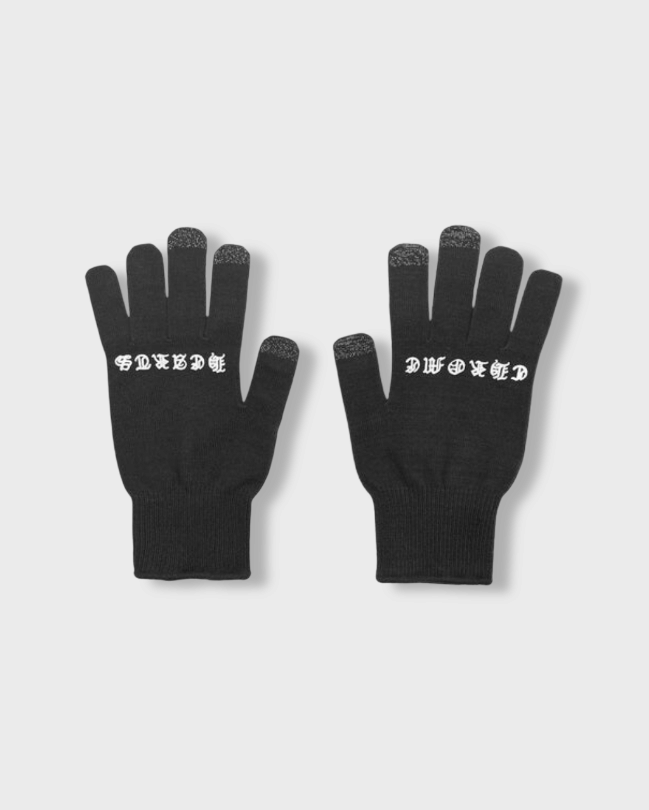 Chrome Hearts Chrome Hearts Checkmate Work Gloves Black