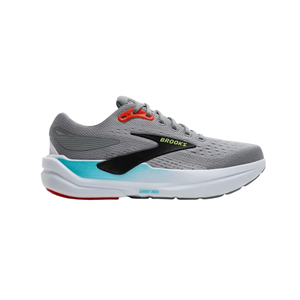 Brooks Ghost Max 3 Primer Grey Antarctica Red