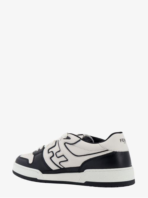 Fendi Fendi Leather Sneakers With Ff Lateral Logo
