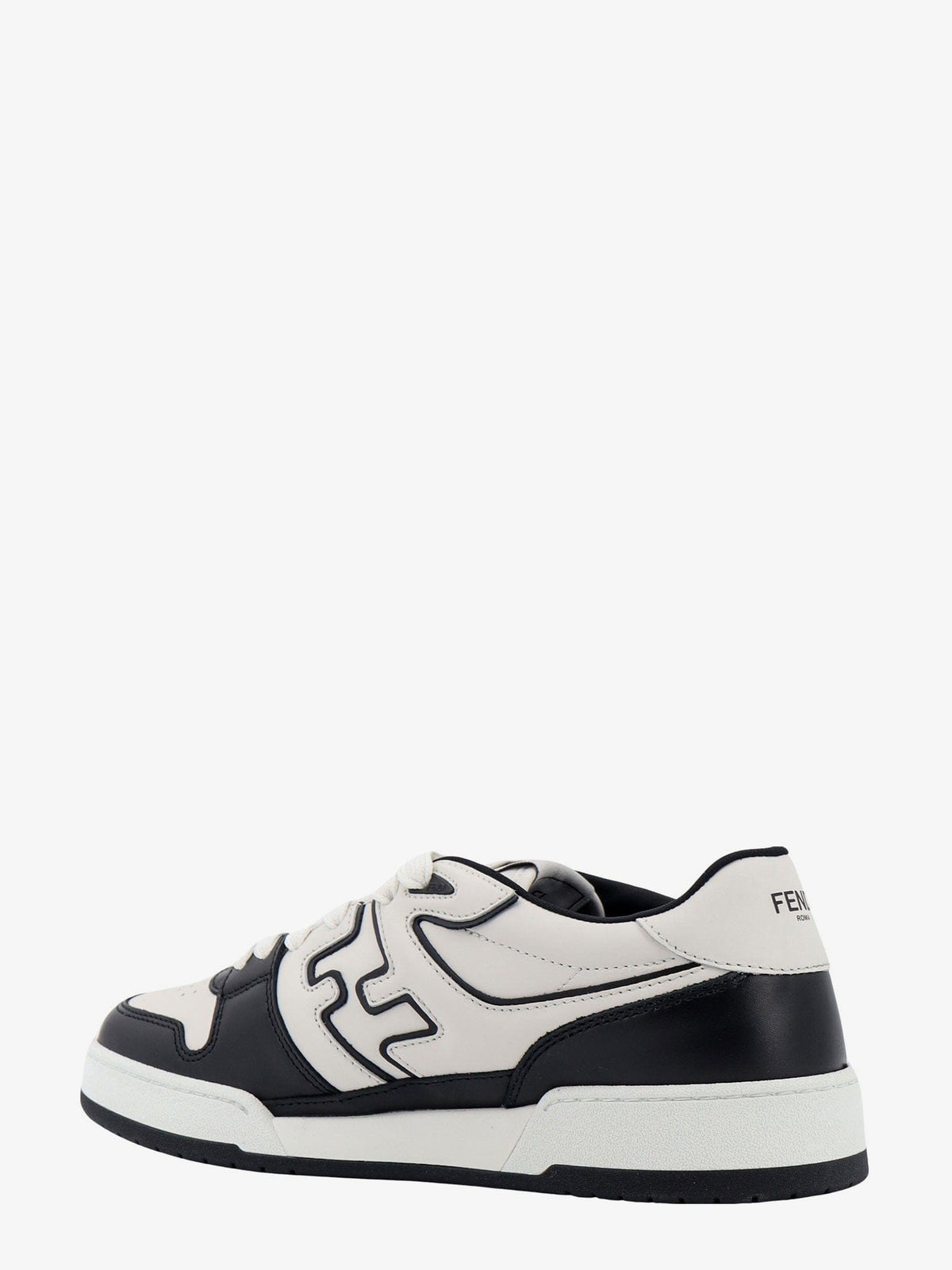 Fendi Fendi Leather Sneakers With Ff Lateral Logo