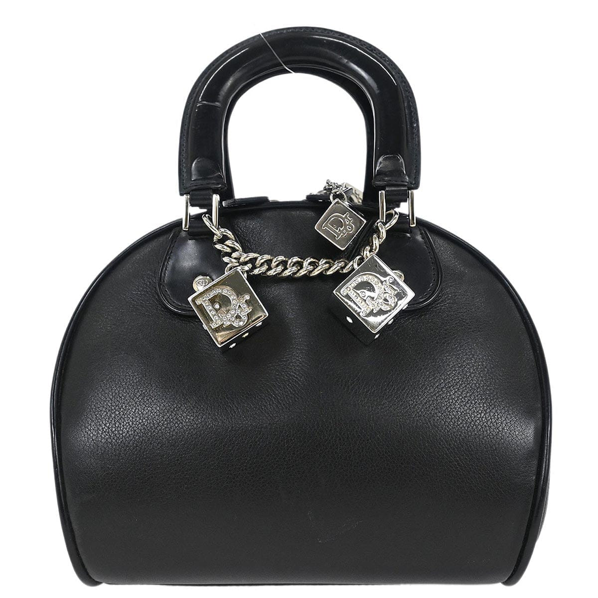 Christian Dior Christian Dior Black Gambler Dice Handbag