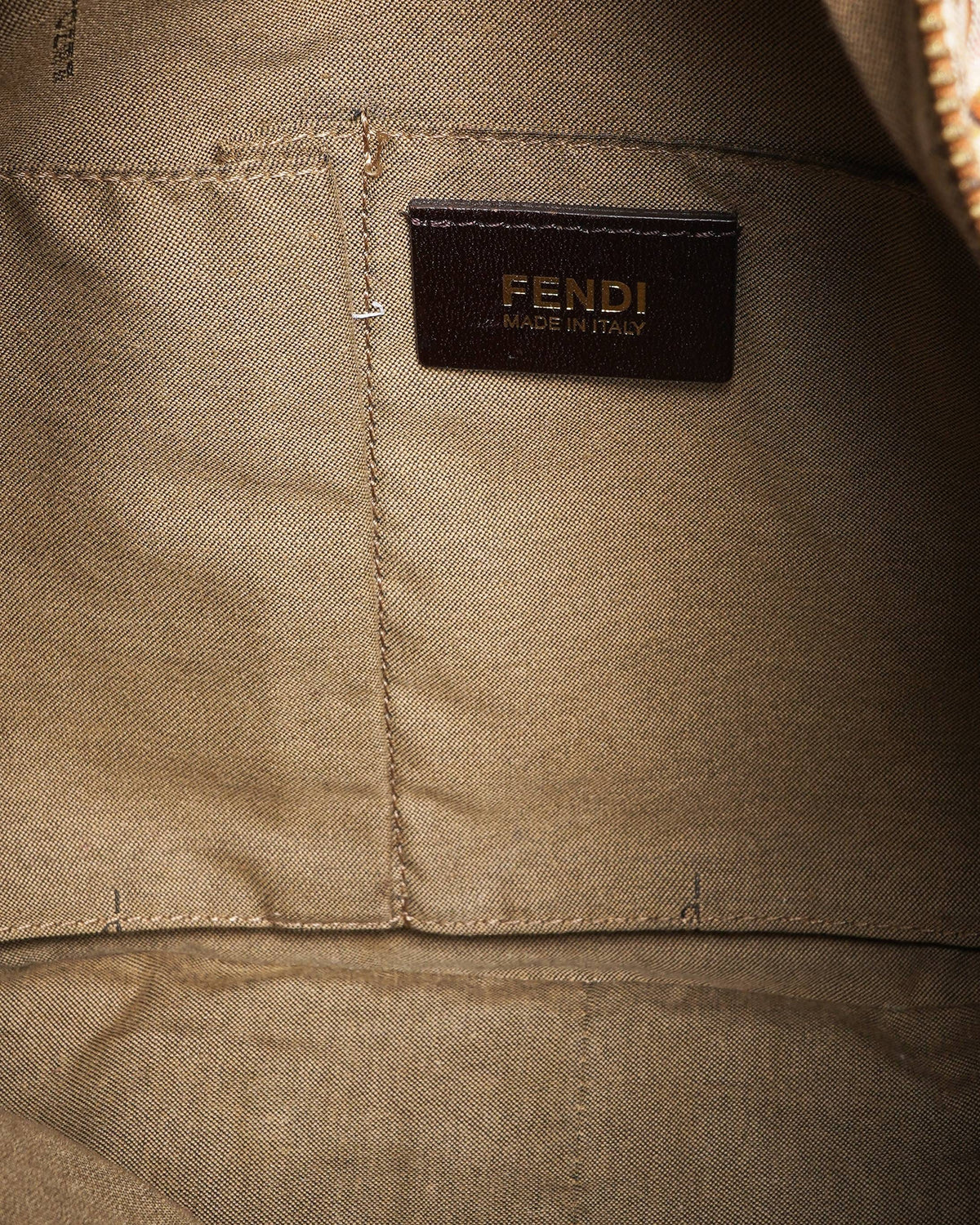 Fendi Fendi Zucca Print Drawstring Tote