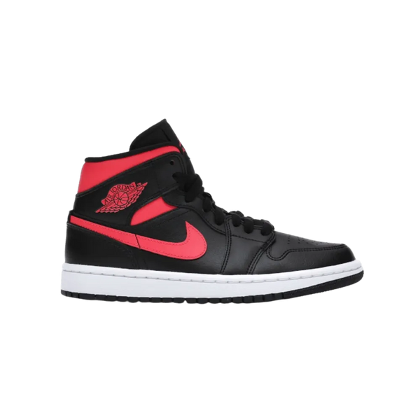 The Jordan 1 Mid 'Black Siren Red'