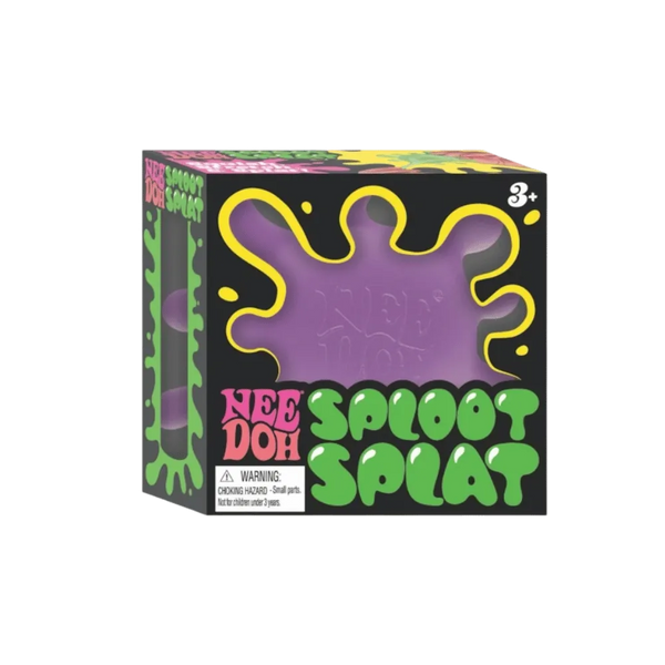 NeeDoh SplootSplat Squishy Fidget Toy Purple