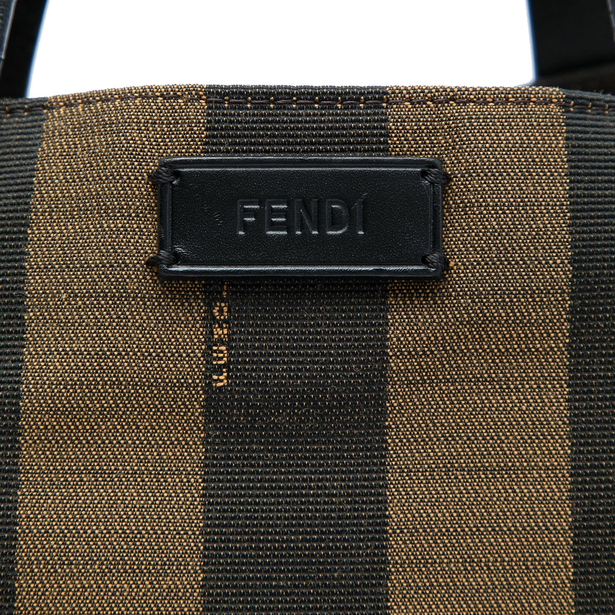Fendi Fendi Pequin Canvas Simply Shopping Tote