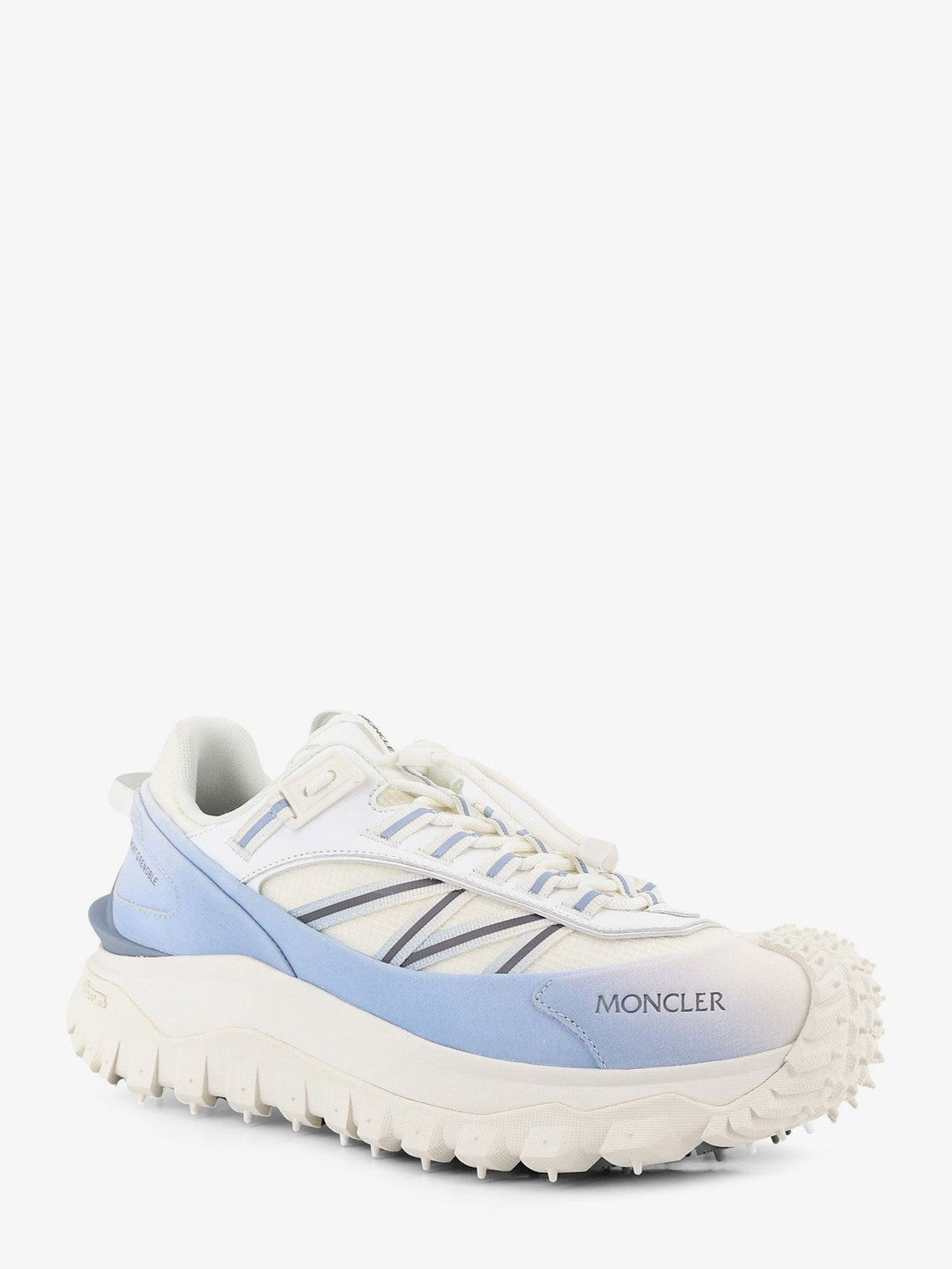 Moncler Moncler Trailgrip Sneakers In Technical Fabric And Mesh With Side Lettering Logo