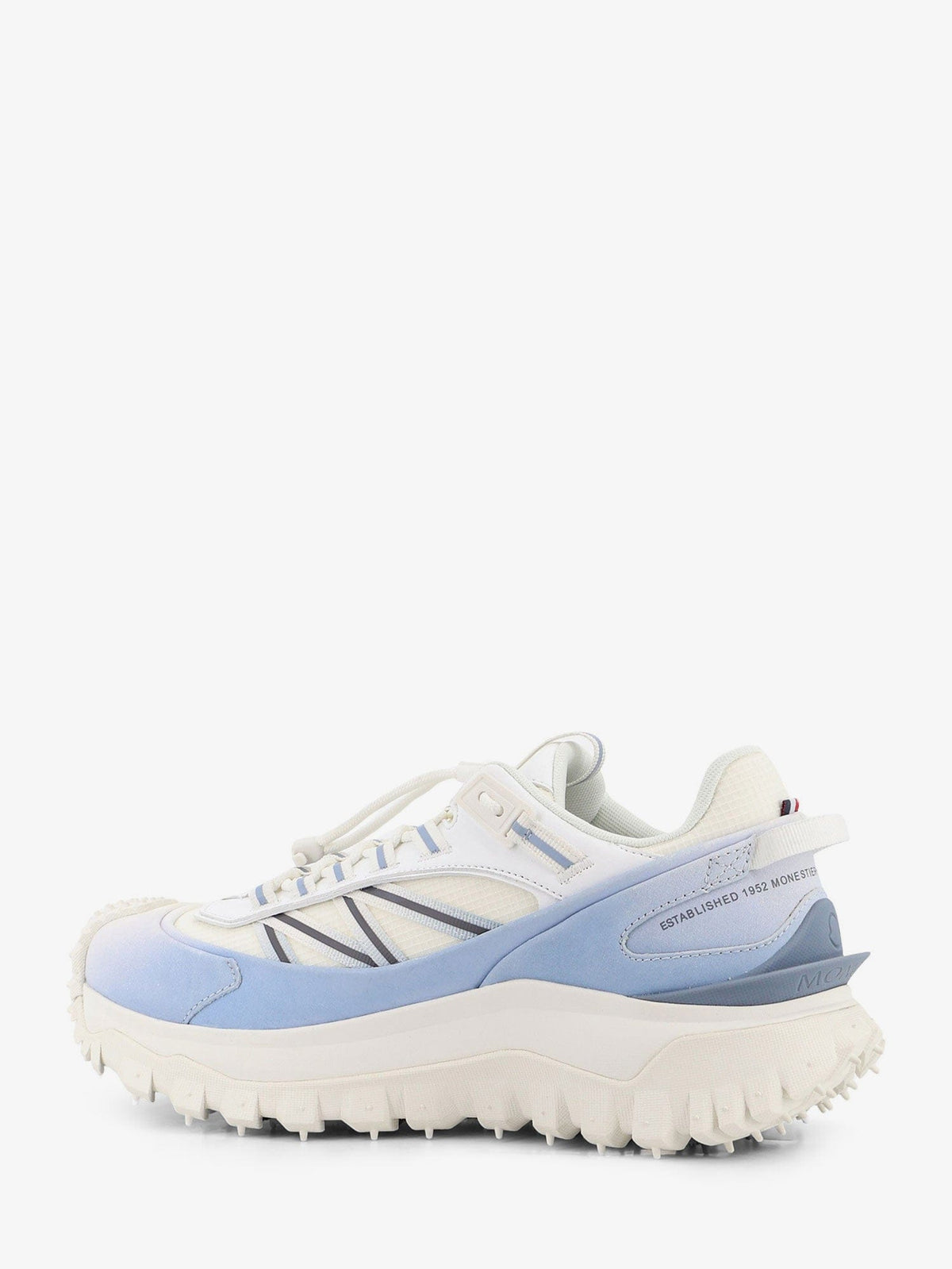 Moncler Moncler Trailgrip Sneakers In Technical Fabric And Mesh With Side Lettering Logo