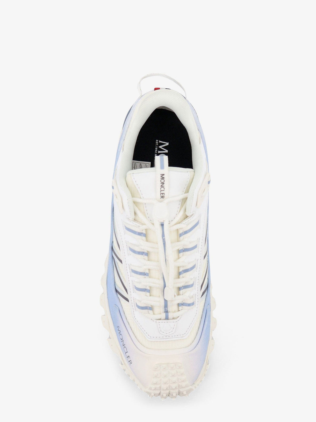 Moncler Moncler Trailgrip Sneakers In Technical Fabric And Mesh With Side Lettering Logo