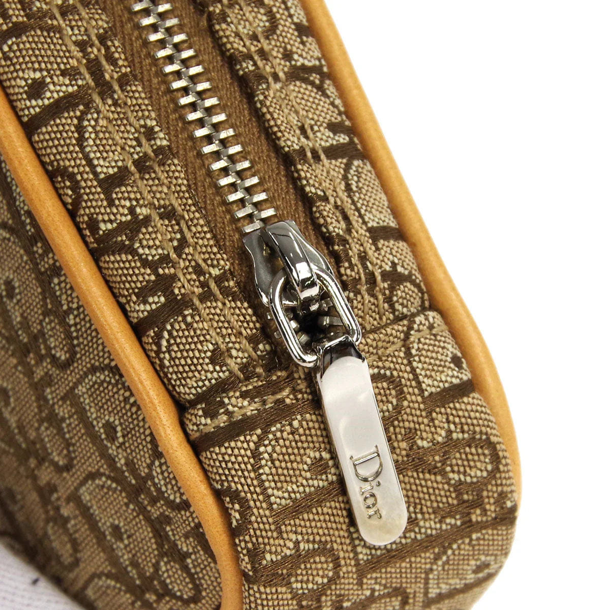 Christian Dior Christian Dior 2003 Trotter Mini Multi Pouch Bag Beige