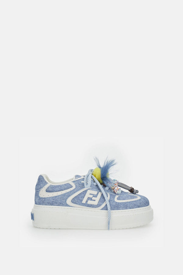 Fendi Fendi Match Sneakers In Denim