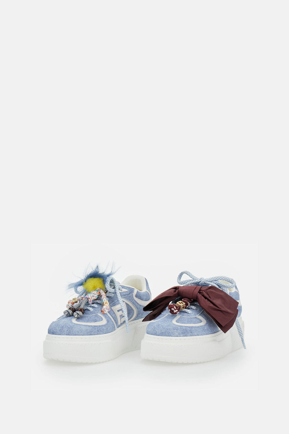 Fendi Fendi Match Sneakers In Denim