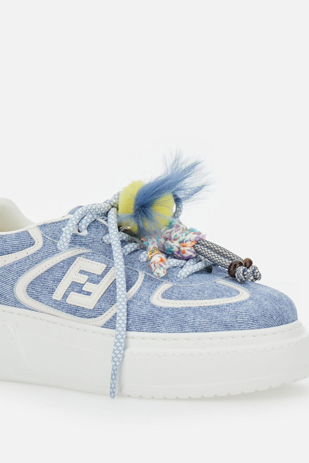 Fendi Fendi Match Sneakers In Denim