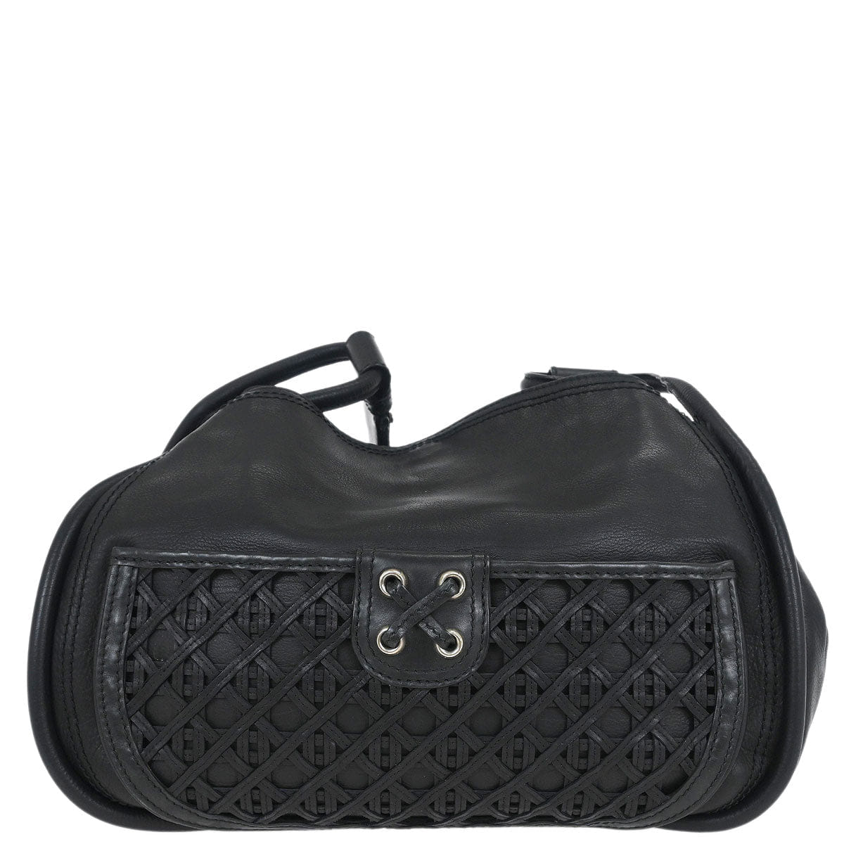 Christian Dior Christian Dior Black Leather Shoulder Bag