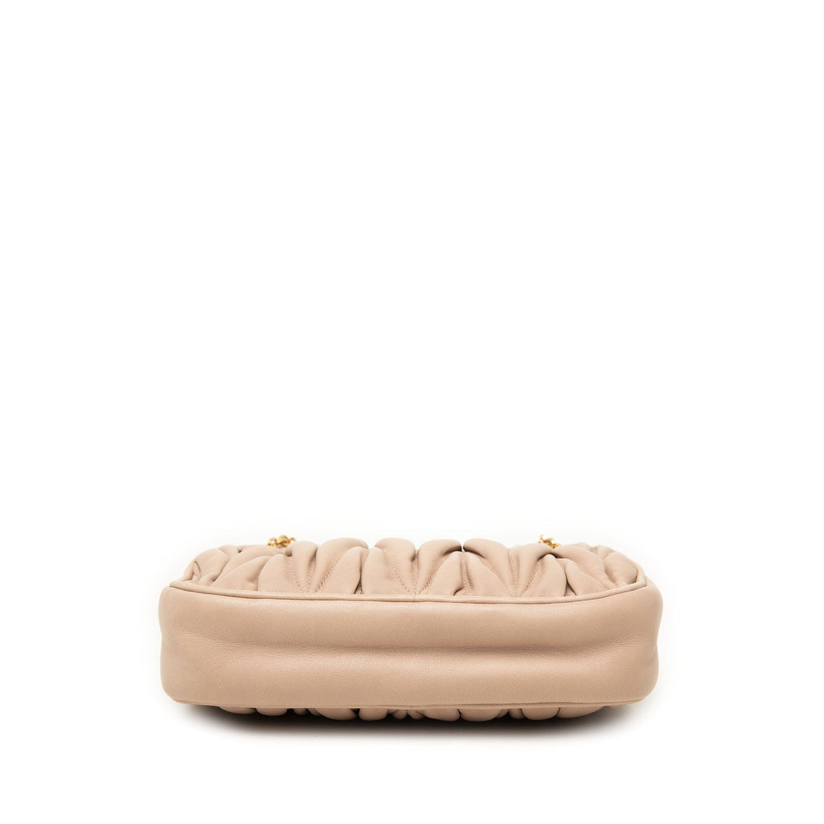 Miu Miu Miu Miu Matelasse Nappa Pouch With Chain