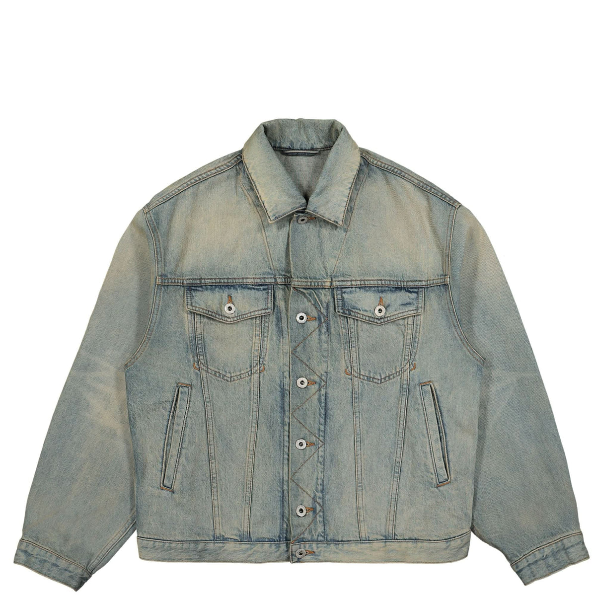 Kenzo Kenzo Drawn Varsity Denim Jacket
