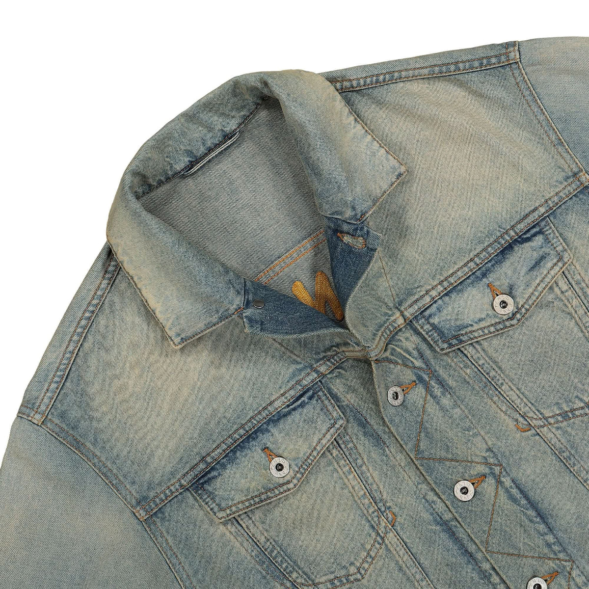 Kenzo Kenzo Drawn Varsity Denim Jacket