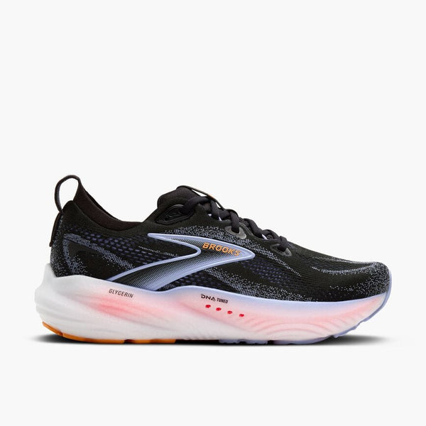 Brooks Brooks Glycerin 22 Black/Blue Heron/Orange (Women's)