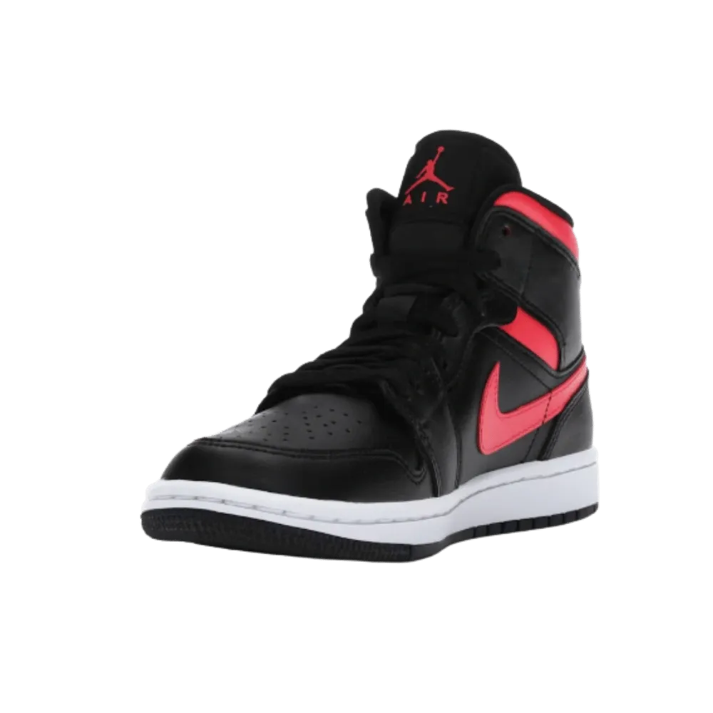 The Jordan 1 Mid 'Black Siren Red'