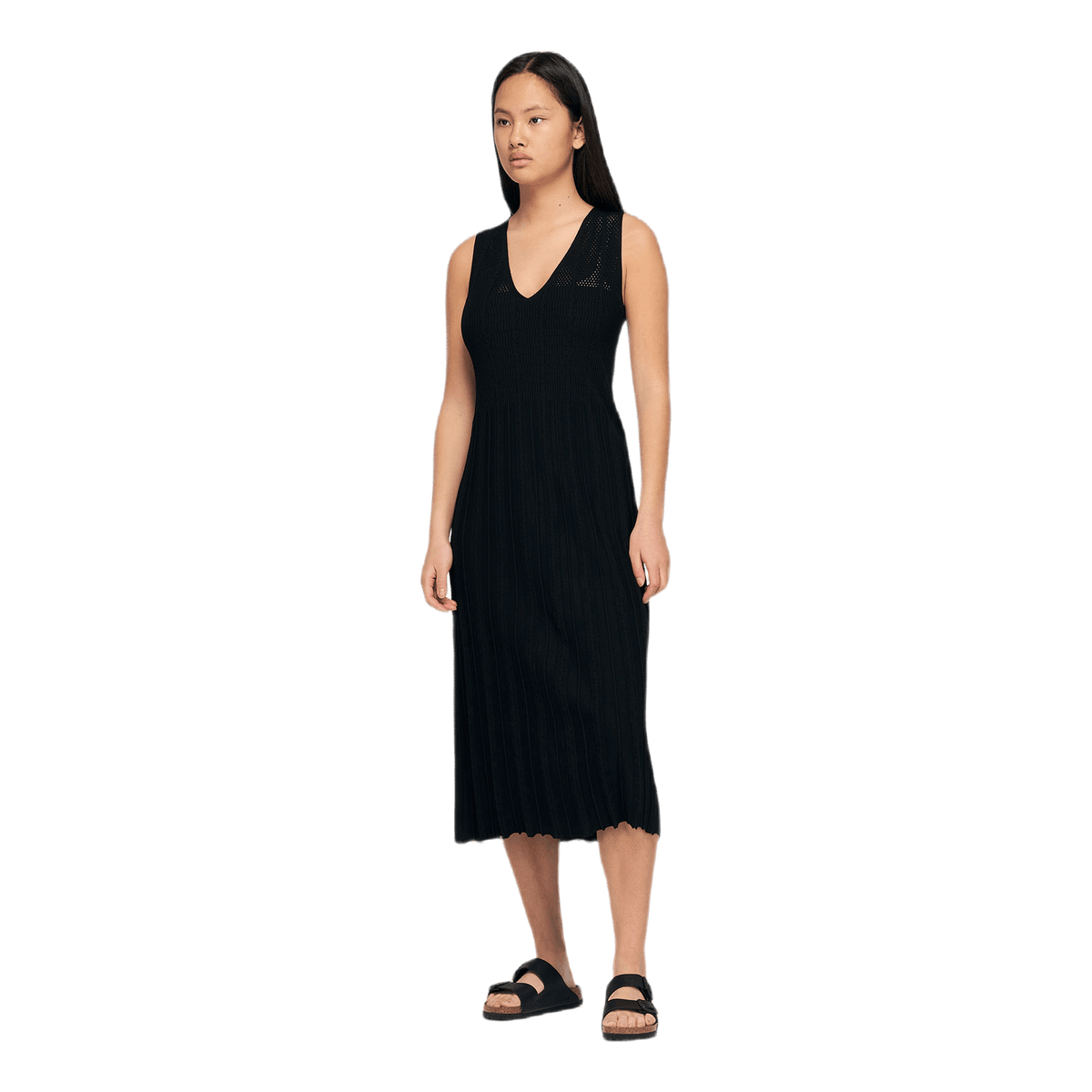 Kenzo Kenzo Knit Midi Dress Black