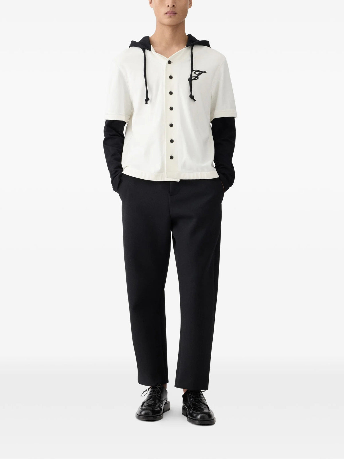 Jacquemus Jacquemus The Letro Layered Logo - Patch Hoodie