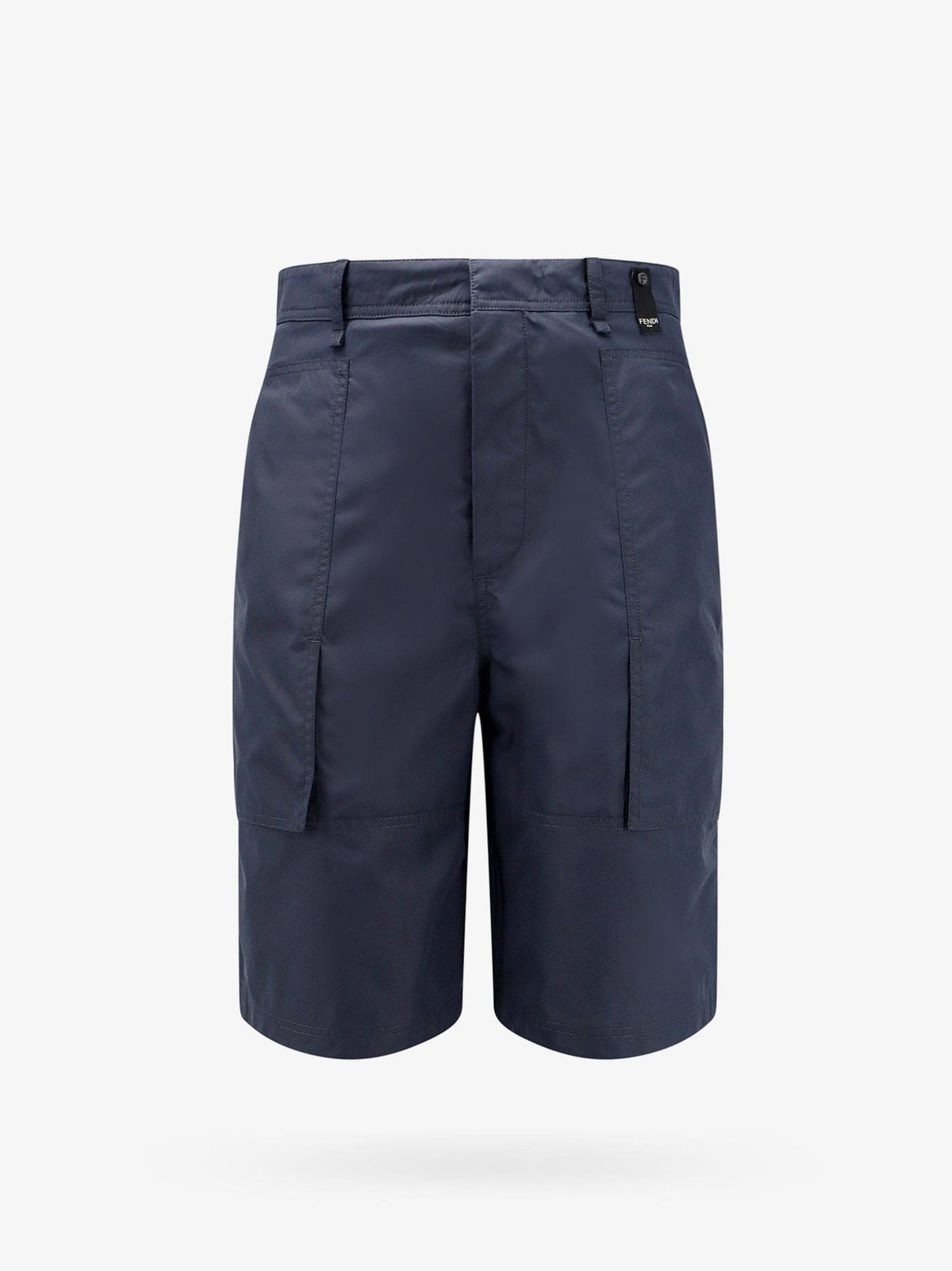Fendi Fendi Cotton Blend Bermuda Shorts With Ff Detail