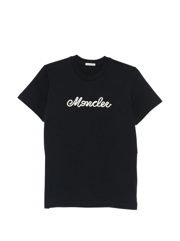 Moncler Moncler Logo - Embroidered T - Shirt